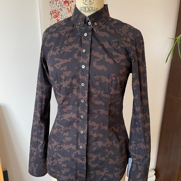 3For$20/van Laack - Alexi Camo Cotton Shirt - Made in Germany - Picture 2 of 13